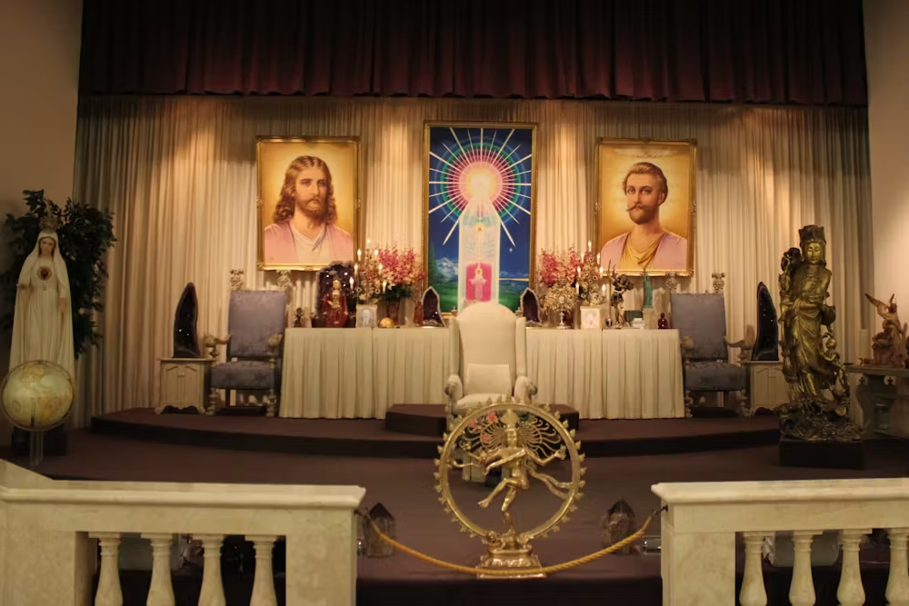 The main church sanctuary at Church Universal and Triumphant headquarters, just outside Yellowstone National Park The main church sanctuary at Church Universal and Triumphant headquarters