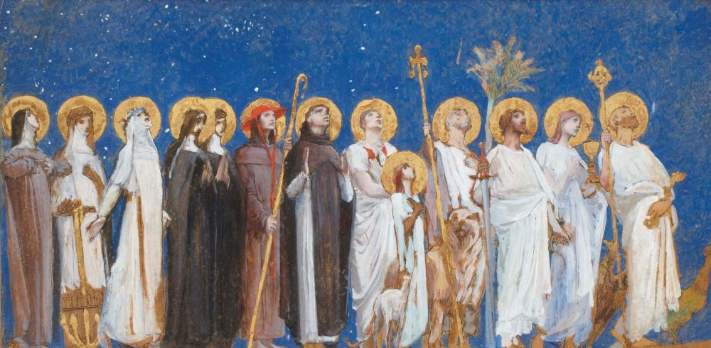 "Saints en processiona" by Luc-Olivier Merson "Saints en processiona" by Luc-Olivier Merson