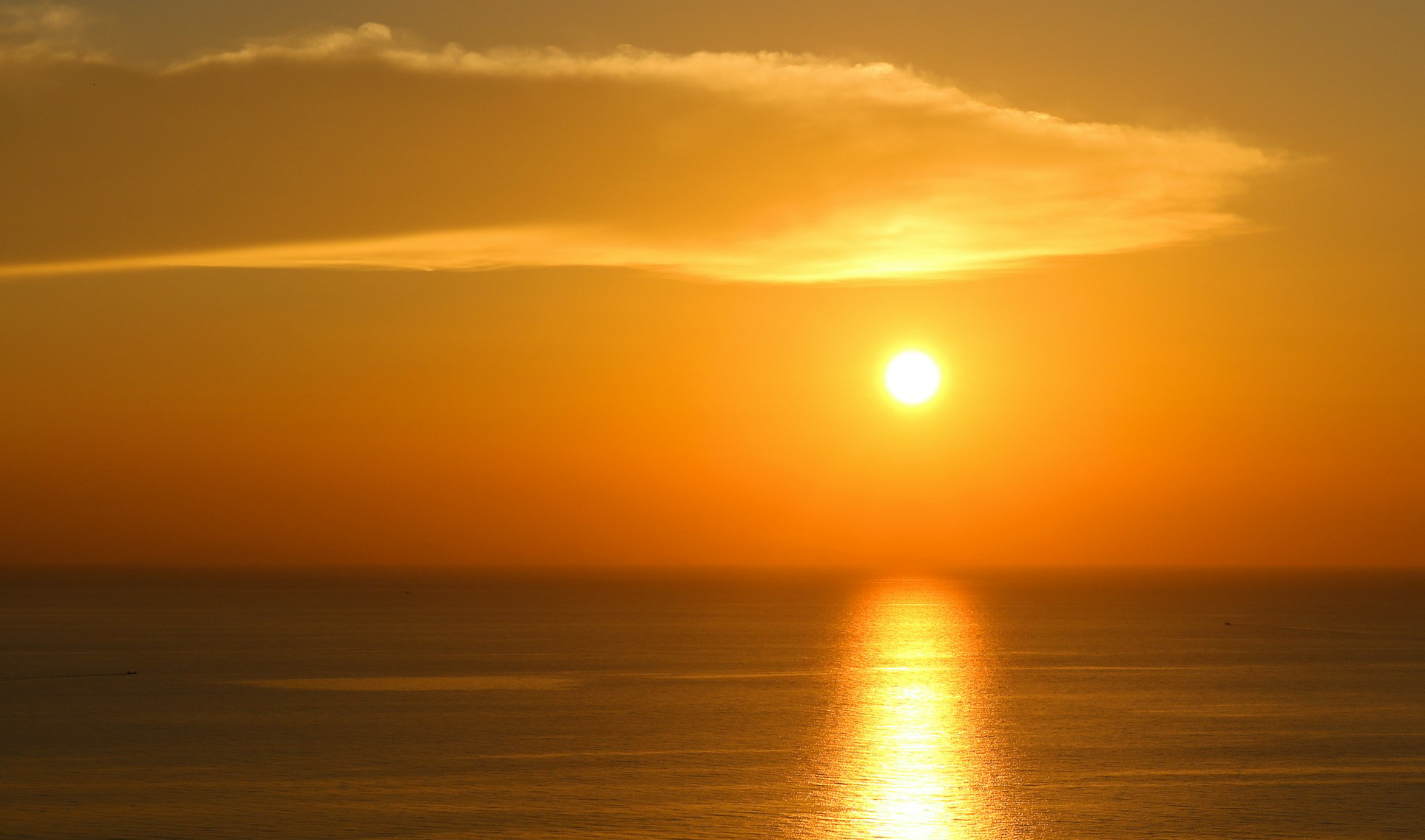 Puesta de sol. (Foto: Unsplash/Philipp Potocnik)