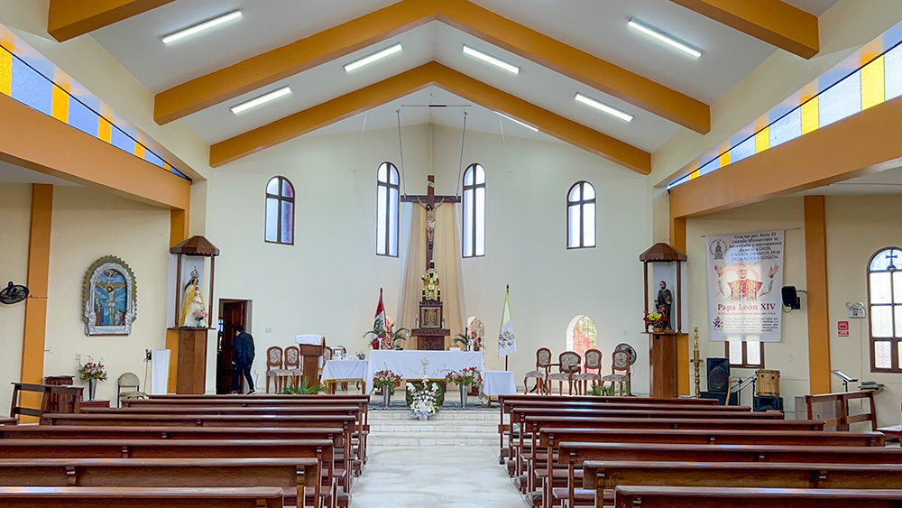 La parrocchia di Nostra Signora di Montserrat è dove Fr. Robert Prevost ha lavorato come amministratore parrocchiale per circa sette anni a Trujillo, in Perù. (Foto NCR/Justin McLellan)