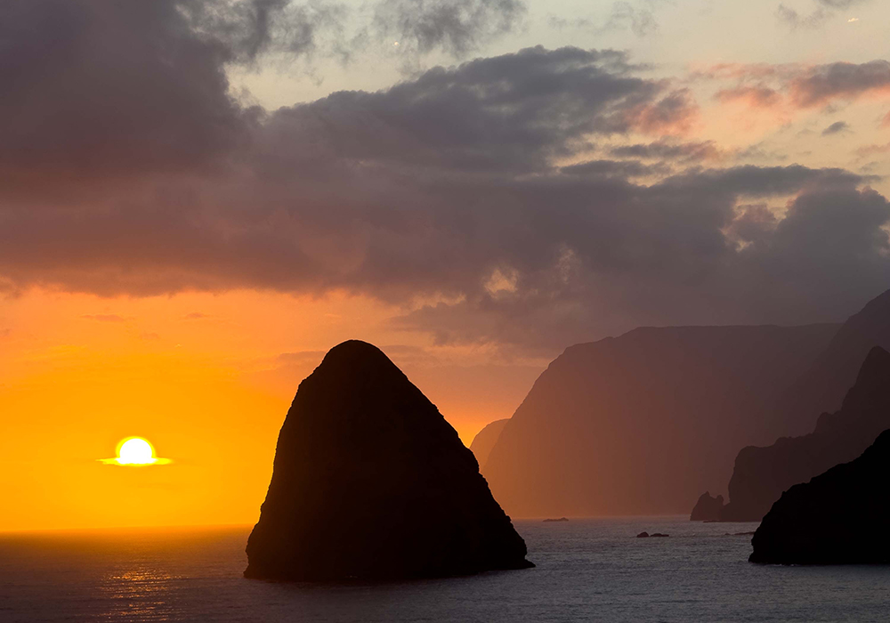 Okala Island sits off the eastern side of the Kalaupapa peninsula and is prominently visible from the site of the original Hansen’s disease settlement in Kalawao. (National Park Service/Dewitt Jones) Okala Island sits off the eastern side of the Kalaupapa peninsula and is prominently visible from the site of the original Hansen’s disease settlement in Kalawao. (National Park Service/Dewitt Jones)