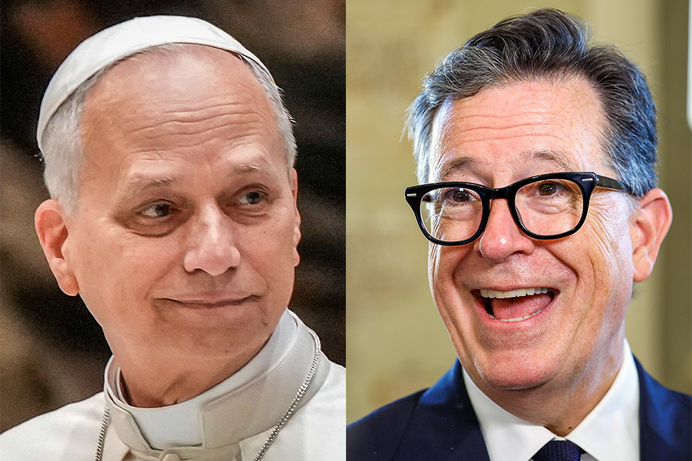 Can Colbert get Pope Leo on late night TV? | National Catholic Reporter