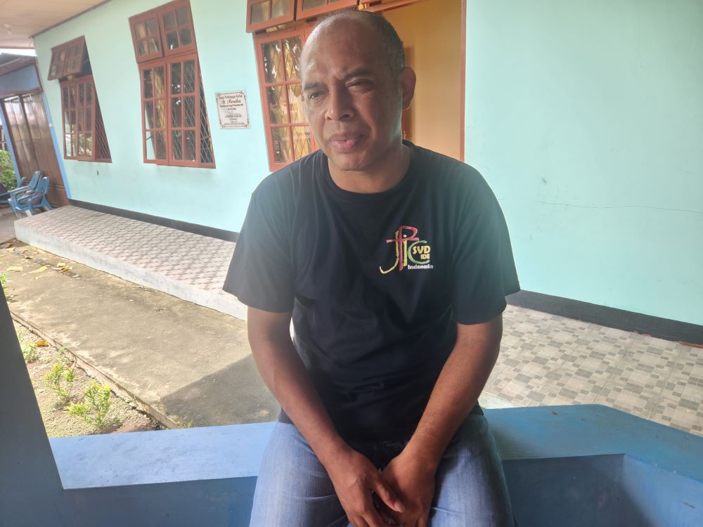 "Jesus helped a lot of women in his ministry," said Divine Word Missionaries Fr. Laurens Woda, who works at a shelter for women and girls run by TRUK F. (GSR photo/Chris Herlinger)