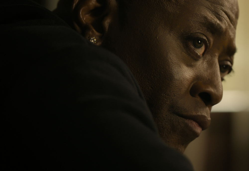 Omar Epps stars as Malik, a Chicago West Side gang leader wrestling with his choices after being introduced to bandit-turned-saint Moses the Black by his grandmother, in "Moses the Black." (Fathom Entertainment)