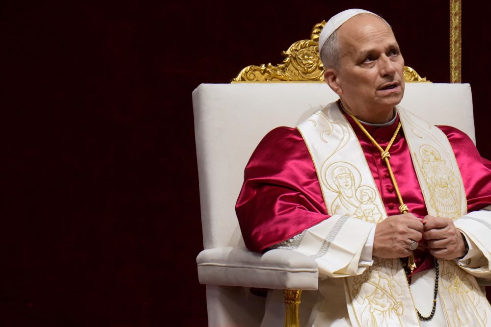 Pope Leo issues fiery plea for peace at prayer vigil: 'Enough of war!' | National Catholic Reporter