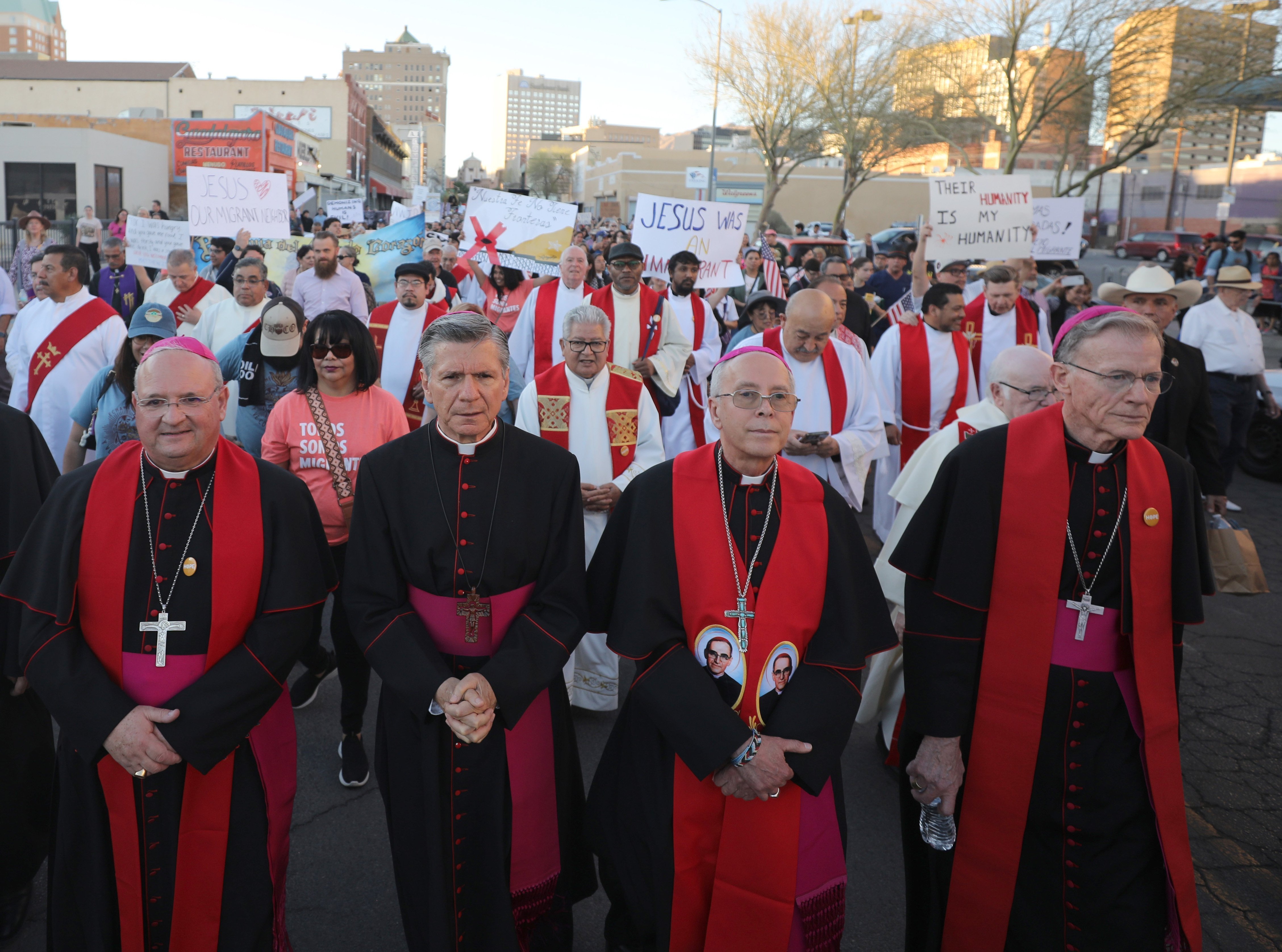 Mount Cristo Rey protest