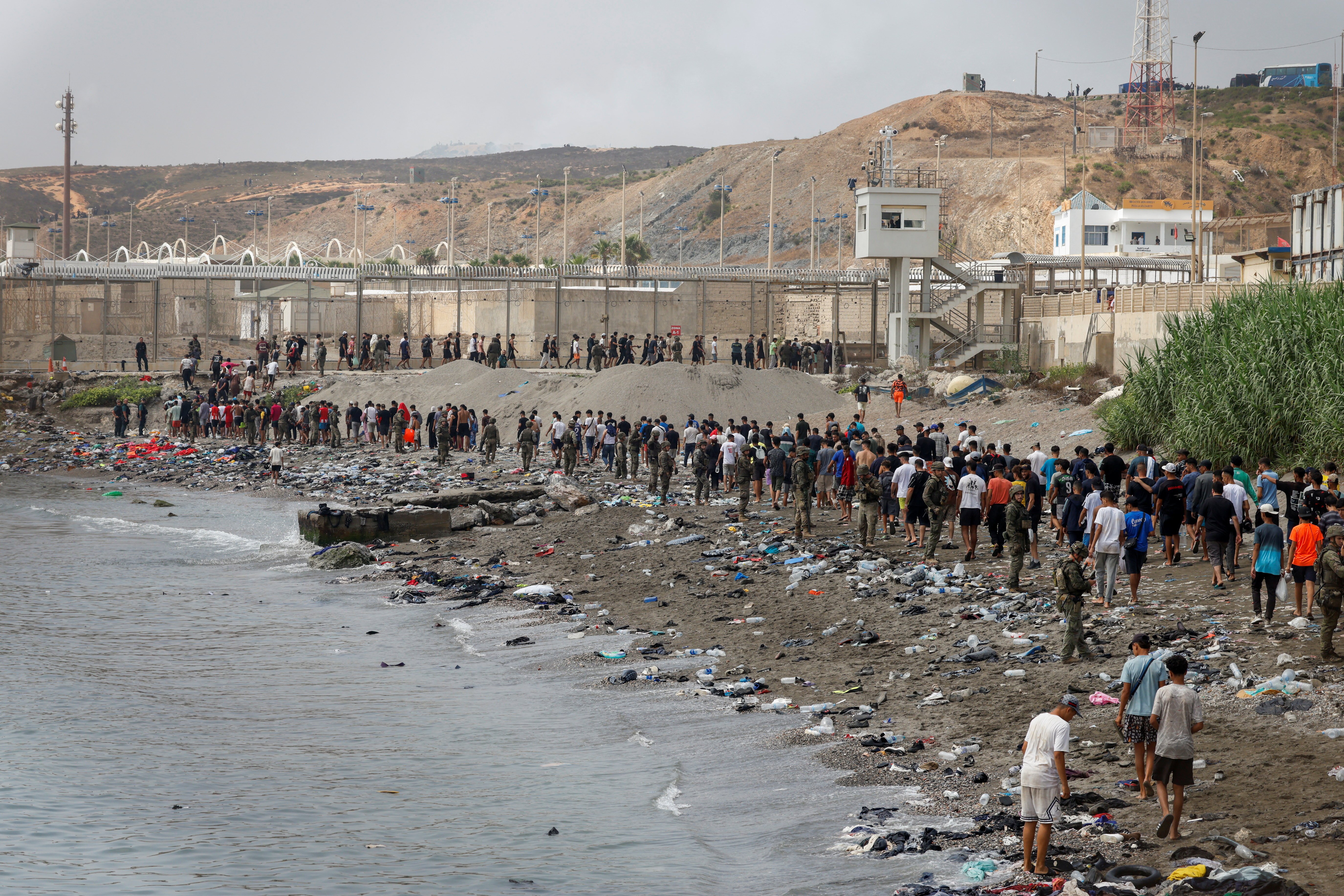 MIGRANTS SPAIN MOROCCO BORDER CROSSING