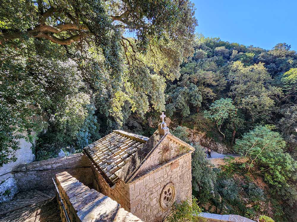 The Chapel of Santa Maria Maddalena at Eremo delle Carceri outside Assisi, Italy (NCR photo/Brian Roewe)