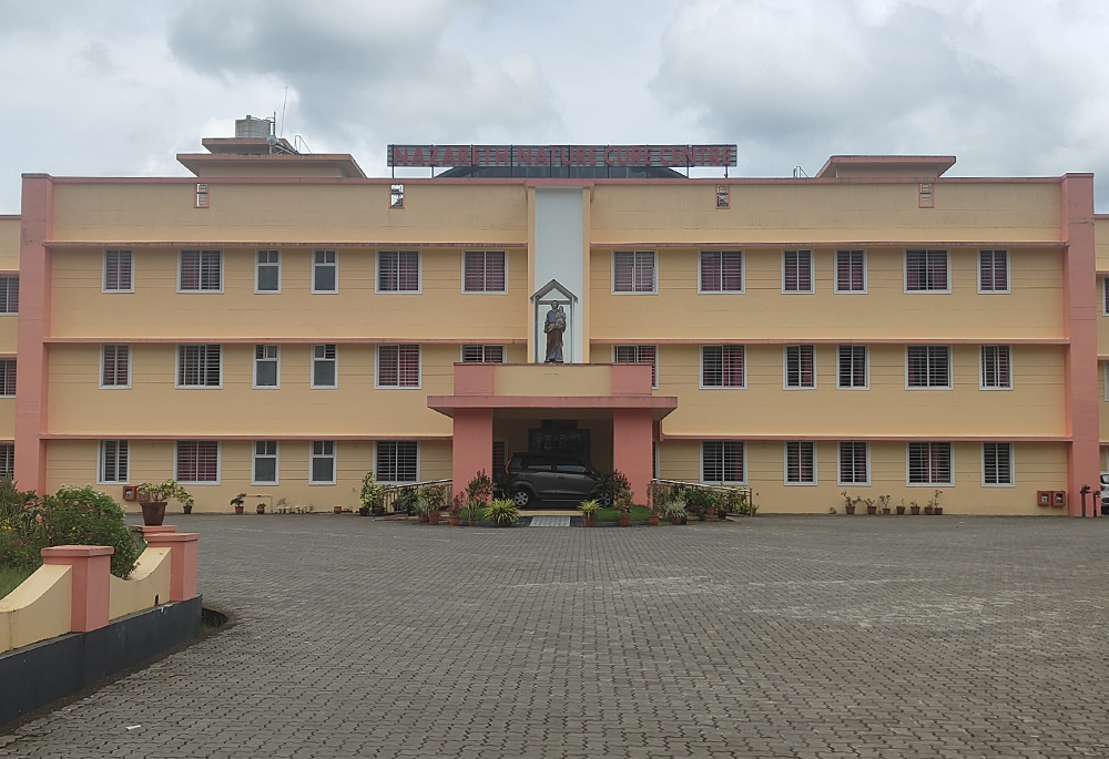 The newly built Nazareth Nature Cure Centre with modern facilities that can treat 50 patients at a time at Kunnoth, Kerala state in southwestern India. (Thomas Scaria)