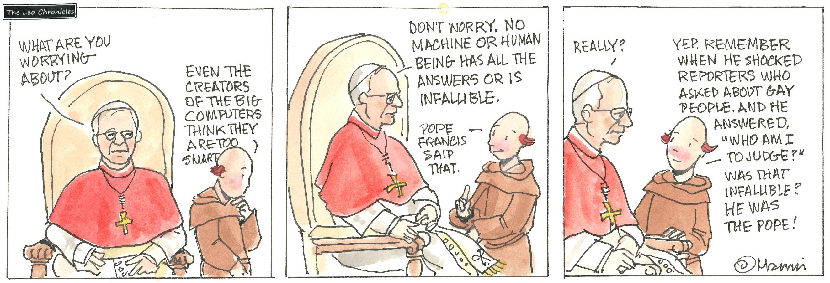 Brother Leo remembers some Pope Francis wisdom.