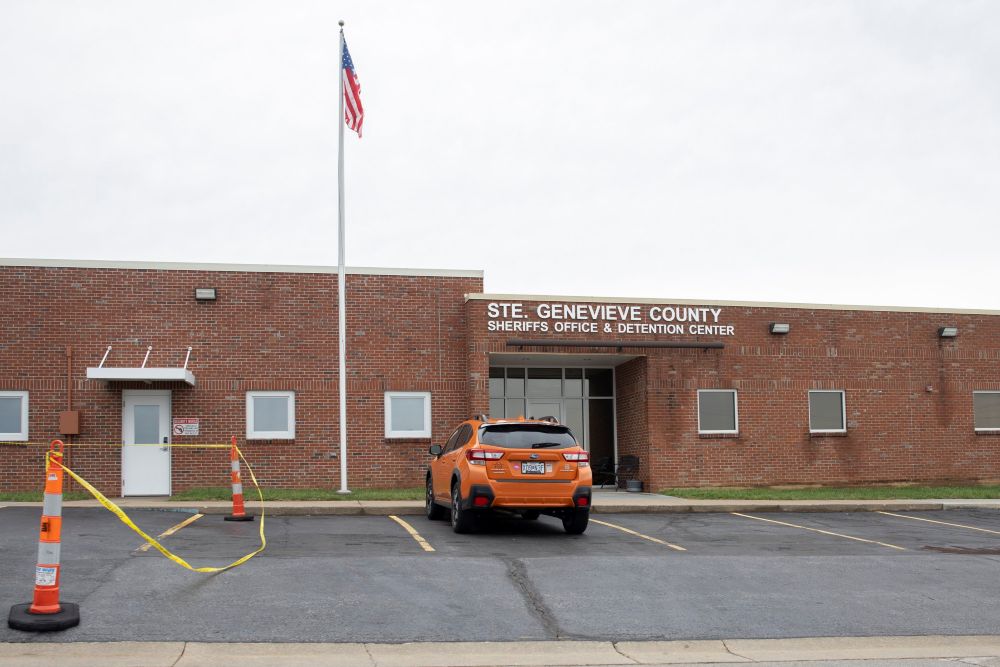 The Ste. Genevieve County Sheriff's Office and Detention Center serves as an ICE detention center. The Archdiocese of St. Louis filed a federal lawsuit Oct. 5, 2026, over a no-contact policy that prohibits priests from distributing holy Communion and hearing confessions there. (OSV News/St. Louis Review/Jacob Wiegand)