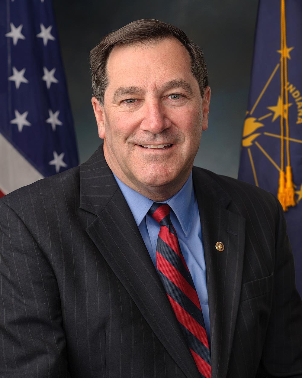 Indiana Sen. Joe Donnelly in an official portrait in 2013 (Wikimedia Commons/U.S. Senate Photographic Studio)