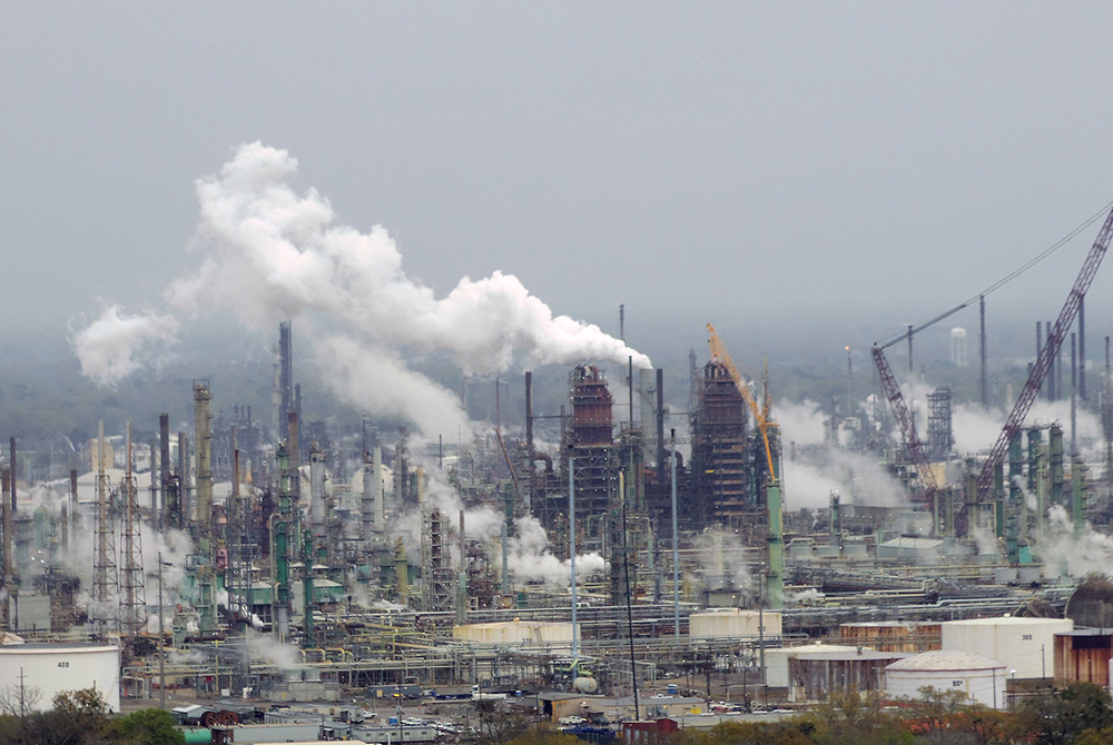 The ExxonMobil Refinery in Baton Rouge, Louisiana, is seen from the top of the Louisiana State Capitol, in a 2017 photo. (Wikimedia Commons/WClarke, CC by SA 4.0) The ExxonMobil Refinery in Baton Rouge, Louisiana, is seen from the top of the Louisiana State Capitol, in a 2017 photo. (Wikimedia Commons/WClarke, CC by SA 4.0)