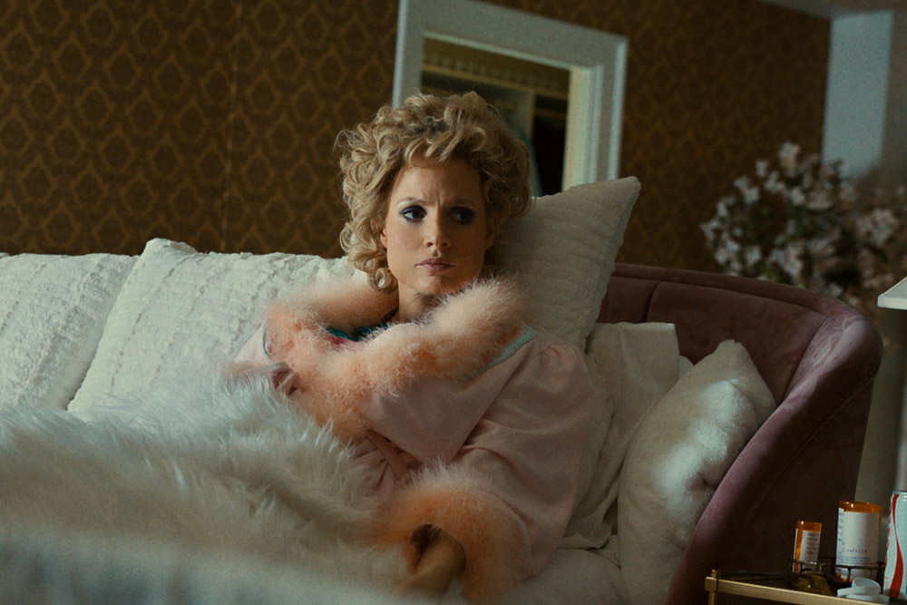 Jessica Chastain stars in the title role of "The Eyes of Tammy Faye." (Courtesy of Searchlight Pictures)