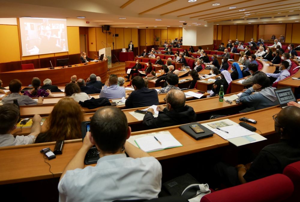 Participants listen at the May 11-15 conference on Amoris Laetitia at Rome's Gregorian University. 