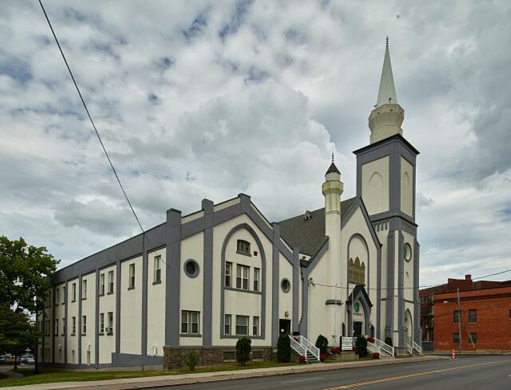 The Bosnian Islamic Association bought this former United Methodist church from the city of Utica to provide worship space for the growing Bosnian Muslim community. The first Bosnian refugees arrived in the Rust Belt city in 1993.