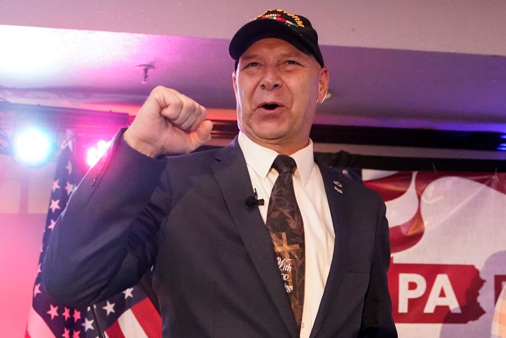 Pennsylvania State Sen. Doug Mastriano, Republican candidate for governor of Pennsylvania, was present at the Jan. 6, 2021, assault on the U.S. Capitol. 