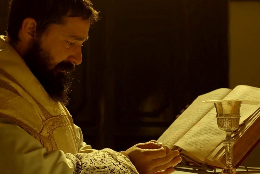 Shia LaBeouf stars as the Italian monk Padre Pio in a film that will screen Sept. 2 at the Venice Film Festival's independently run Giornate Degli Autori. The American actor credits practicing Latin scenes for the film to his conversion to Catholicism.