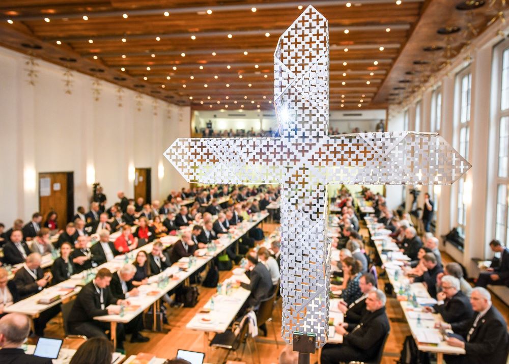 The second session of Germany's Synodal Assembly, delayed because of COVID-19, is scheduled for Sept. 30-Oct. 2. Participants are seen in this file photo at the Dominican monastery in Frankfurt, Germany, Jan. 31, 2020. (CNS/KNA/Harald Oppitz)