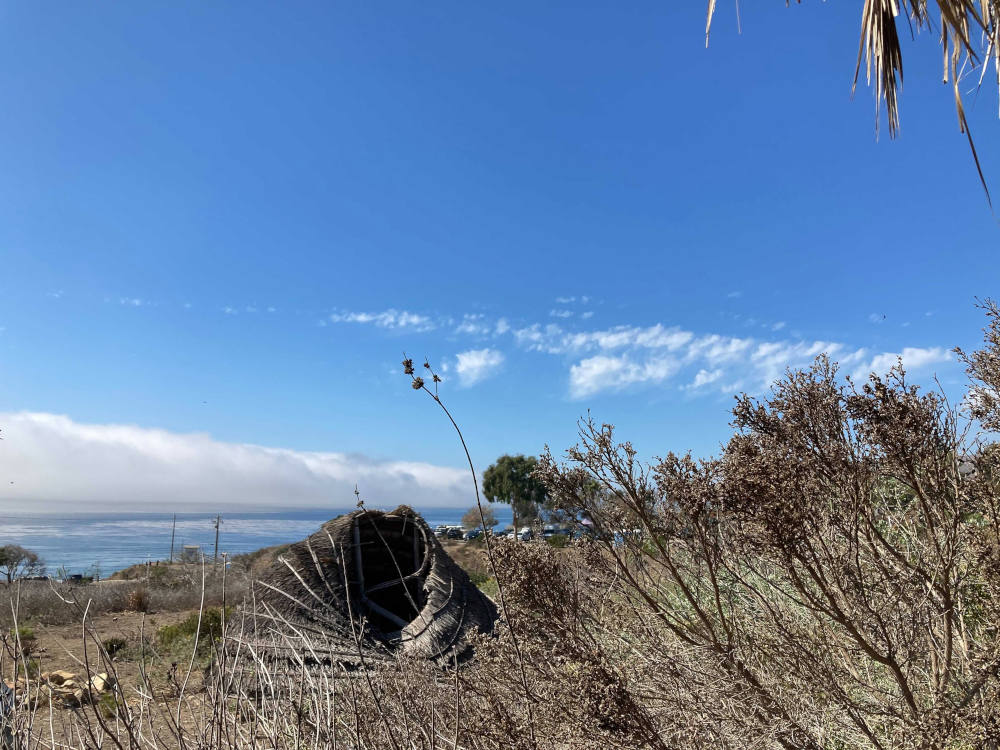 Leaders, elders and representatives with a number of tribal communities gathered Sunday, Oct. 17 at Wishtoyo Chumash Village overlooking the Pacific Ocean in Malibu, California, to support the preservation of the Apache sacred site of Oak Flat in Arizona.
