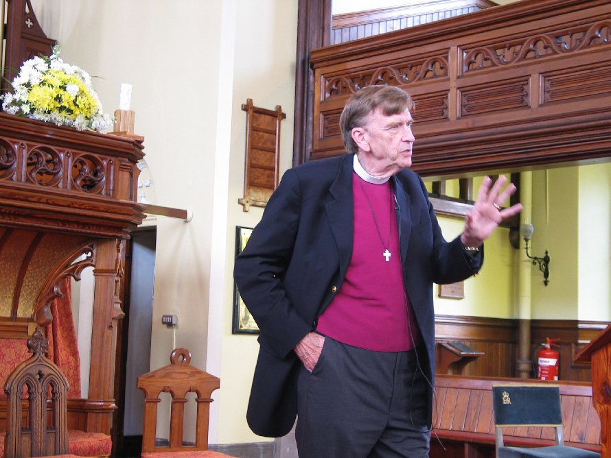 Bishop John Shelby Spong, firebrand who championed LGBTQ inclusion, has died (RNS photo by David Gibson) Bishop John Shelby Spong, firebrand who championed LGBTQ inclusion, has died (RNS photo by David Gibson)