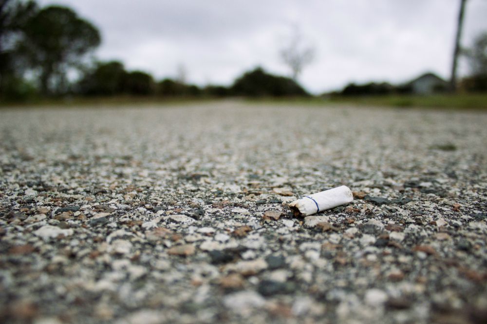 cigarette butt cigarette butt