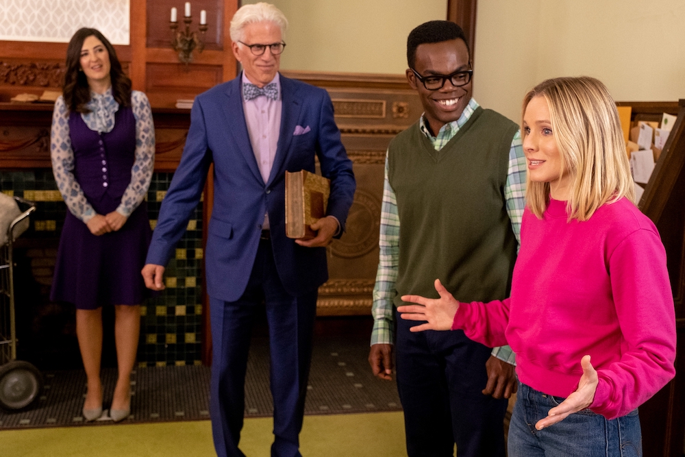 A scene from the NBC television program "The Good Place" (CNS/NBC)