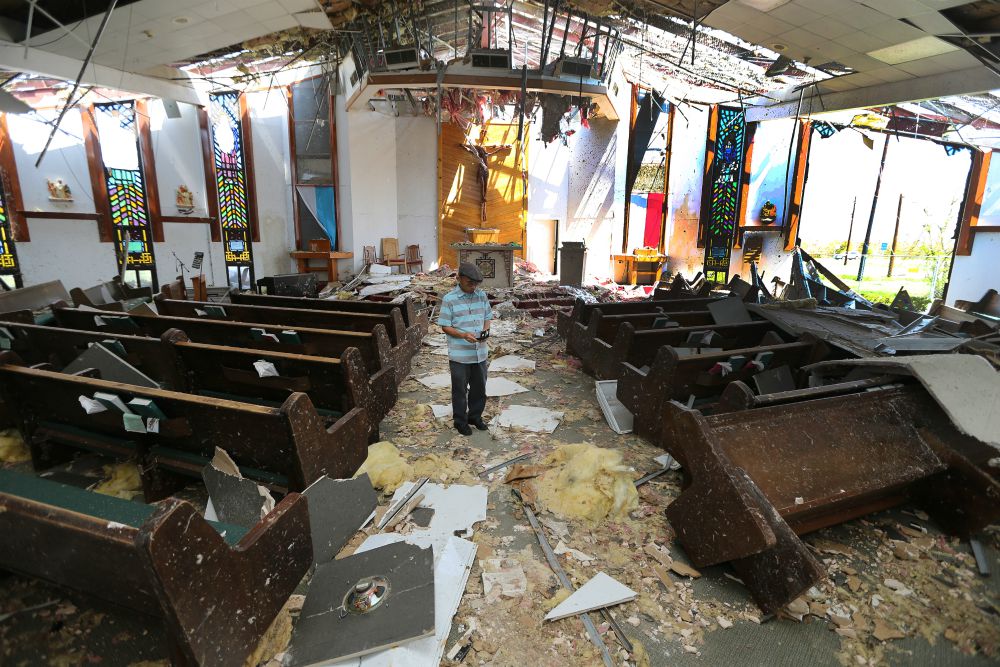 John Tran Nguyen, pastor of St. Peter Church in Rockport, Texas