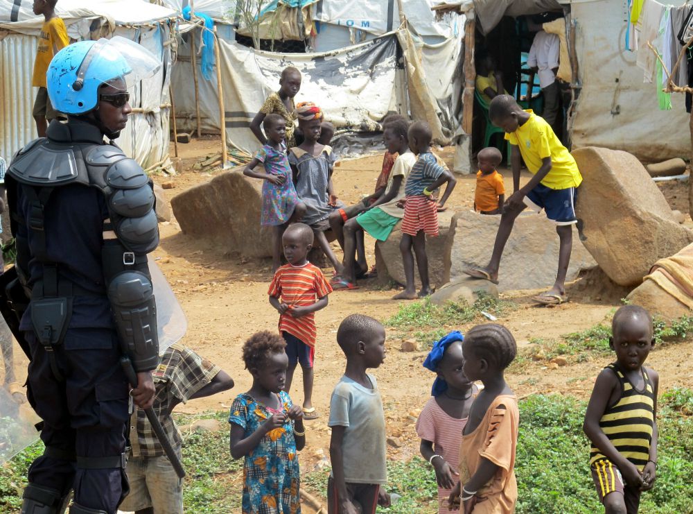 Juba displaced civilians camp