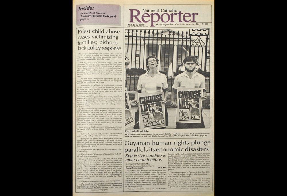 The cover of the June 7, 1985, issue of NCR The cover of the June 7, 1985, issue of NCR