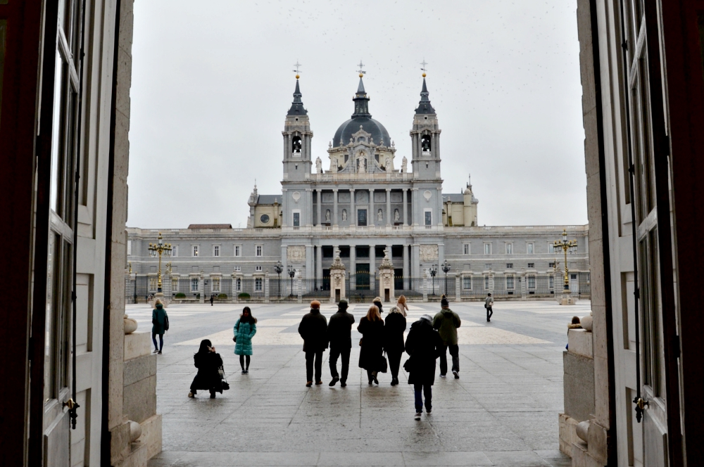 The Cathedral of Our Lady of La Almudena is seen in Madrid in January. (Wikimedia Commons/Steven Lek)