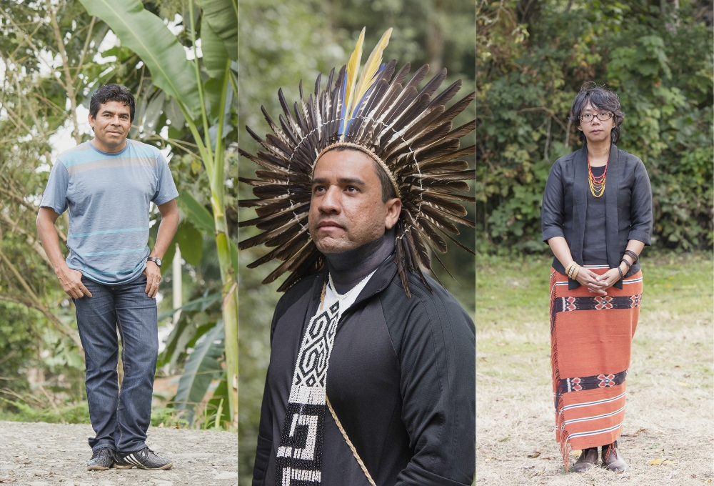 From left: Levi Sucre Romero, Dinamam Tuxá and Mina Setra (Photos by Joel Redman) From left: Levi Sucre Romero, Dinamam Tuxá and Mina Setra (Photos by Joel Redman)