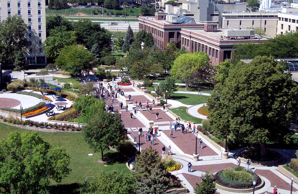 A view of Creighton University's campus in Omaha, Nebraska (Wikimedia Commons/Bluejayscholar)