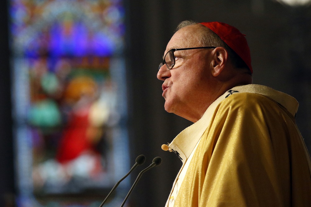 Cardinal Timothy Dolan preaching