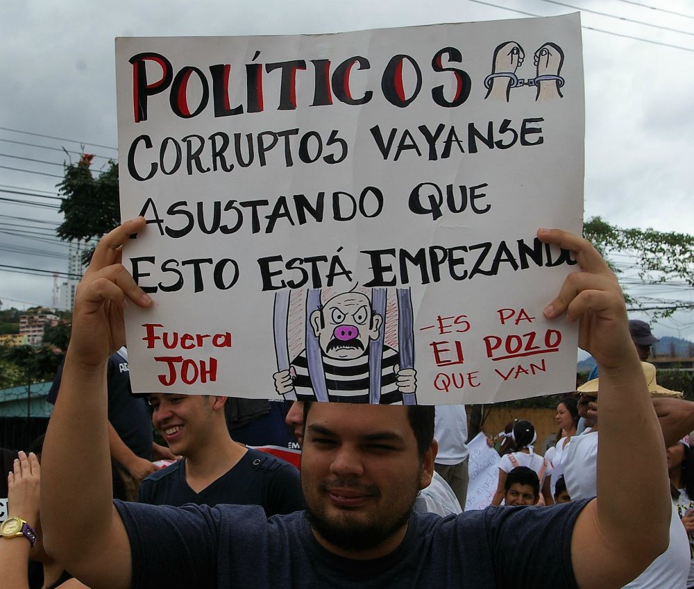 Honduras election protest 2