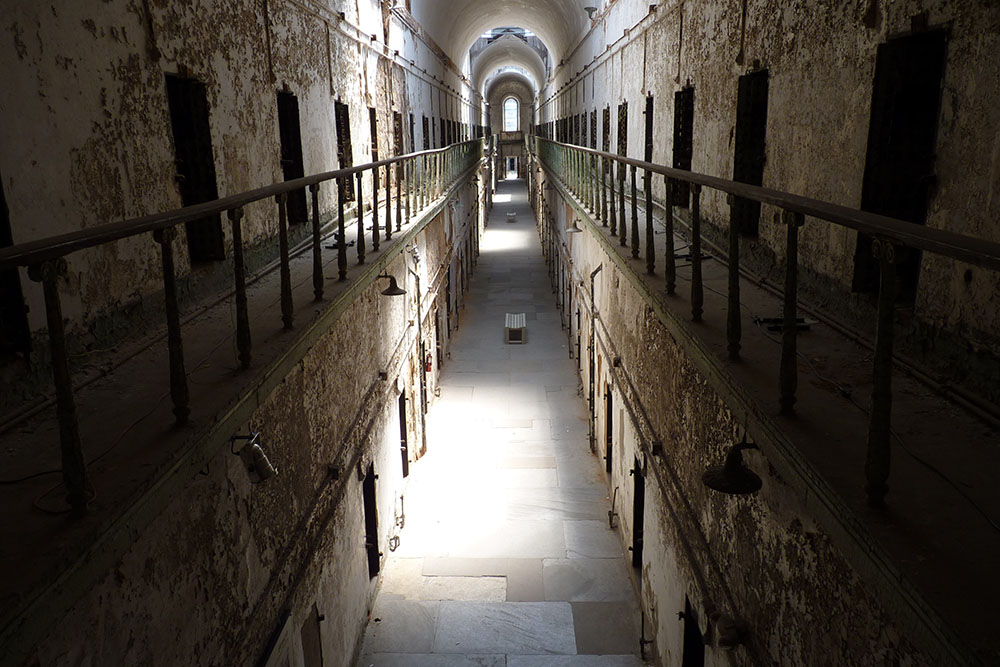The ruins of a cellblock in Philadelphia's Eastern State Penitentiary, which today is a historic site. The prison operated from 1829 to 1971. (Wikimedia Commons/Dudva) The ruins of a cellblock in Philadelphia's Eastern State Penitentiary, which today is a historic site. The prison operated from 1829 to 1971. (Wikimedia Commons/Dudva)