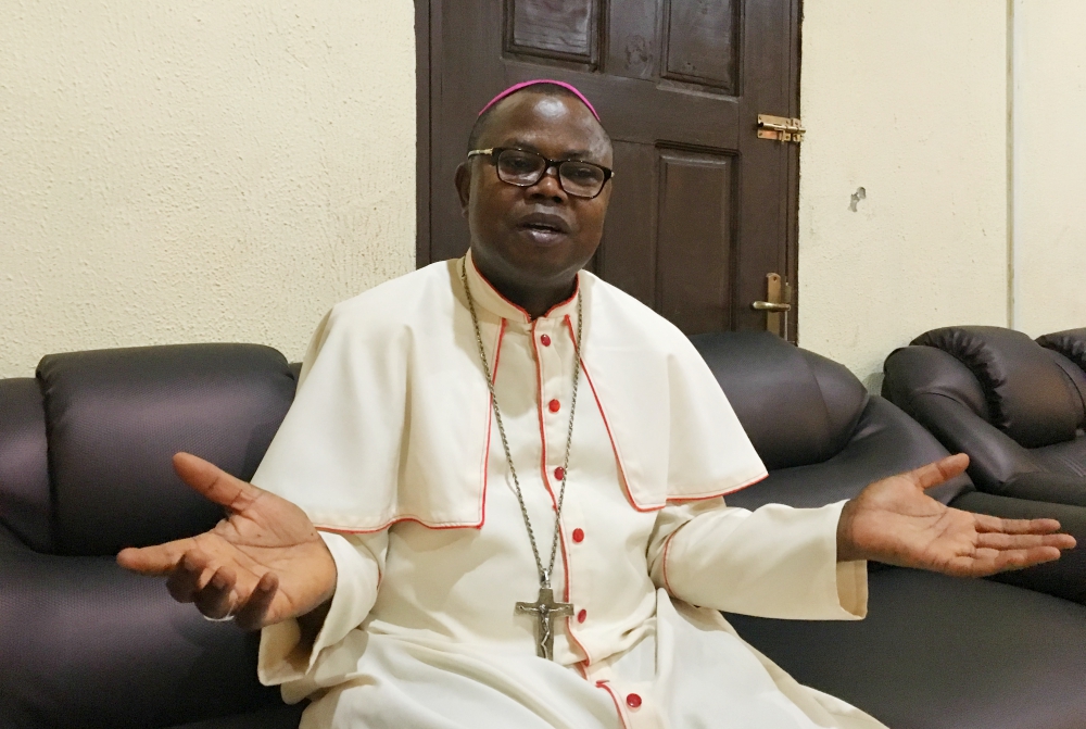 Auxiliary Bishop Ernest Obodo of Enugu, Southeast Nigeria (EarthBeat photo/Patrick Egwu)