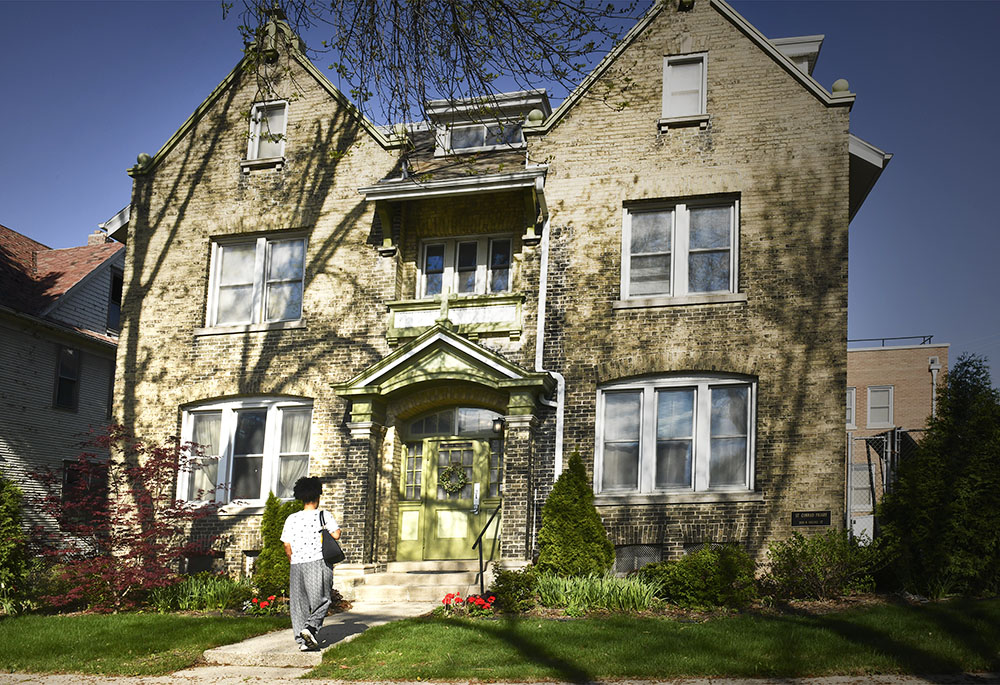 The outside of St. Bakhita Catholic Worker House in Milwaukee, Wisconsin (Courtesy of Anne Haines)