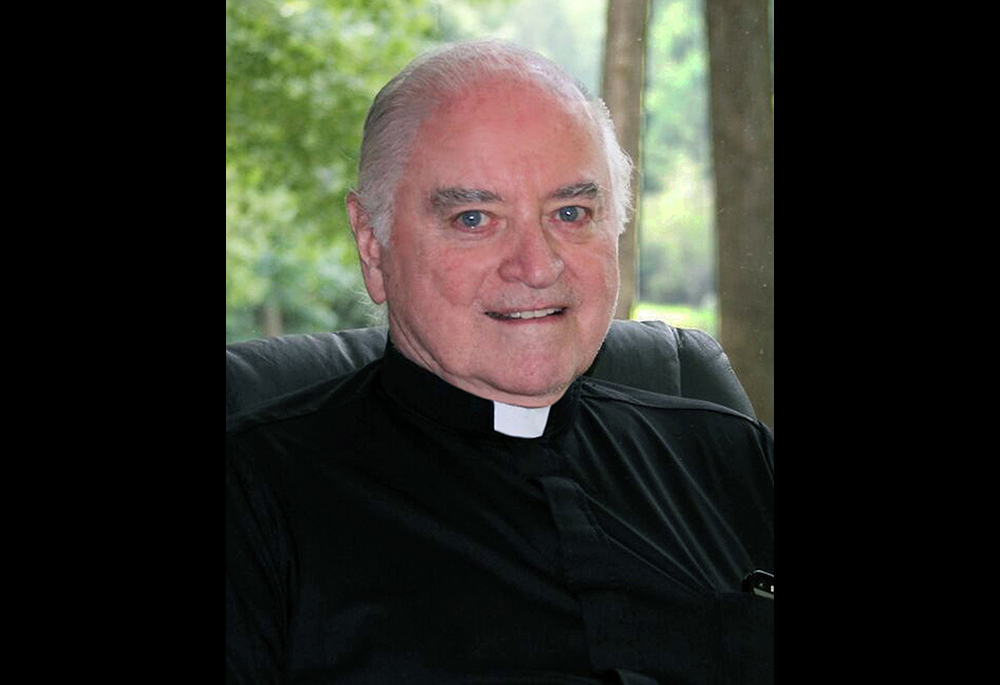 Fr. John Catoir, president and founder of St. Jude Media Ministry, is pictured in an undated photo. He died April 7, at age 90. He also was a nationally syndicated columnist and a former director of The Christophers. (CNS/Courtesy of Patricia Martin)