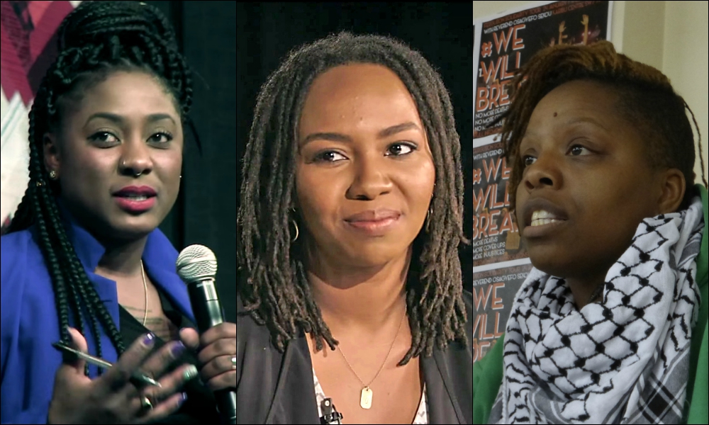 The Black Lives Matter founders, from left: Alicia Garza (Wikimedia Commons/Citizen University); Opal Tometi (Wikimedia Commons/The Laura Flanders Show); and Patrisse Cullors (Wikimedia Commons/Steve Eason) The Black Lives Matter founders, from left: Alicia Garza (Wikimedia Commons/Citizen University); Opal Tometi (Wikimedia Commons/The Laura Flanders Show); and Patrisse Cullors (Wikimedia Commons/Steve Eason)