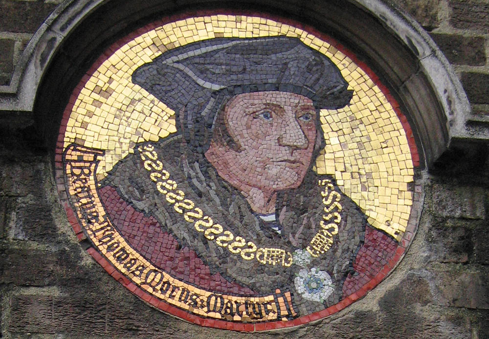 Mosaic portrait of St. Thomas More (Wikimedia Commons/Pablo Sanchez) Mosaic portrait of St. Thomas More (Wikimedia Commons/Pablo Sanchez)
