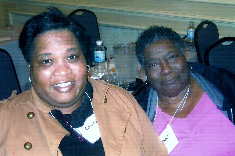Cheryl Johnson, left, said it was her mother Hazel's "faith in God and her Catholic religion [that] kept our organization open" over its 40-plus years, and which kept her going through times of adversity.  (Courtesy of People for Community Recovery)