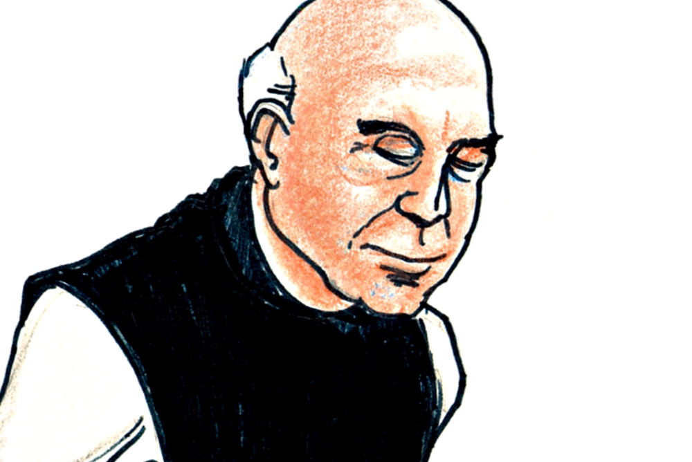 Thomas Merton's "message seems to endure and to be as prophetic today, if not more so, than when he wrote it." (NCR illustration/Pat Marrin)