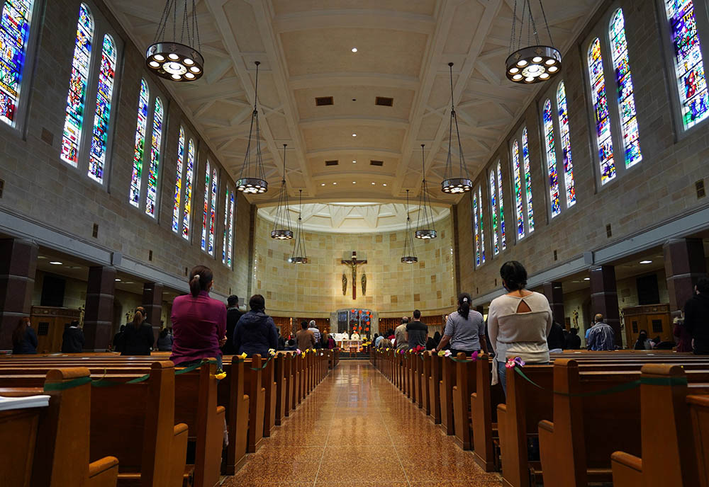Worshippers gather for Mass at Immaculate Conception Church in Jamaica Estates, New York, Nov. 22, 2020. (CNS/Gregory A. Shemitz) Worshippers gather for Mass at Immaculate Conception Church in Jamaica Estates, New York, Nov. 22, 2020. (CNS/Gregory A. Shemitz)