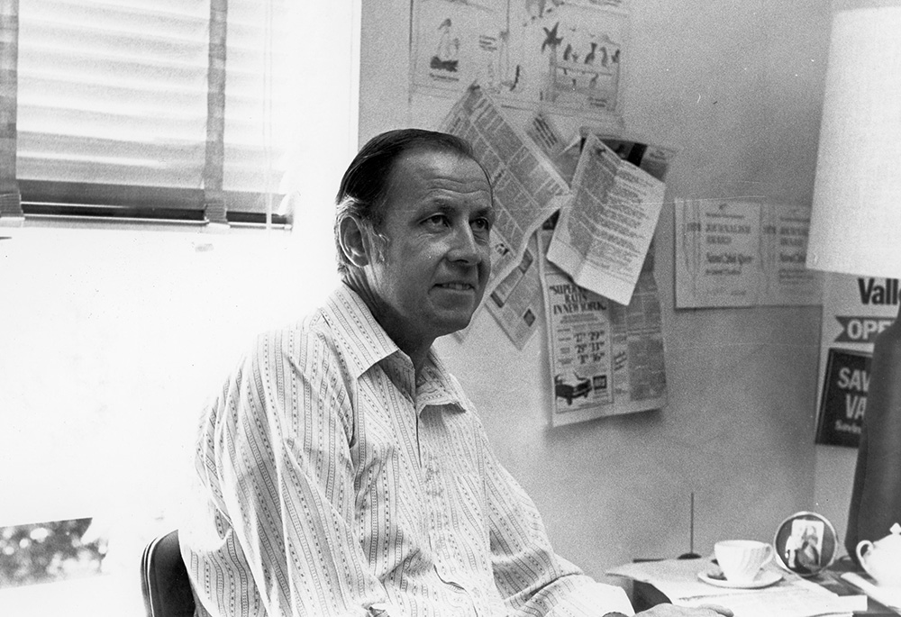 Fr. Michael Gillgannon in October 1979 (NCR photo/Dawn Gibeau) Fr. Michael Gillgannon in October 1979 (NCR photo/Dawn Gibeau)