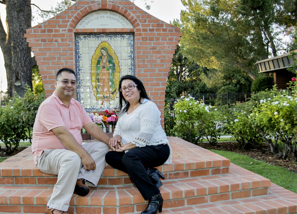 Deacon Moises and Rosalina Guadarrama know of the stories of hundreds of migrant farmworkers who work long, grueling hours in the agricultural sites of Yolo County in the Sacramento Diocese. (Catholic Herald/Cathy Joyce)