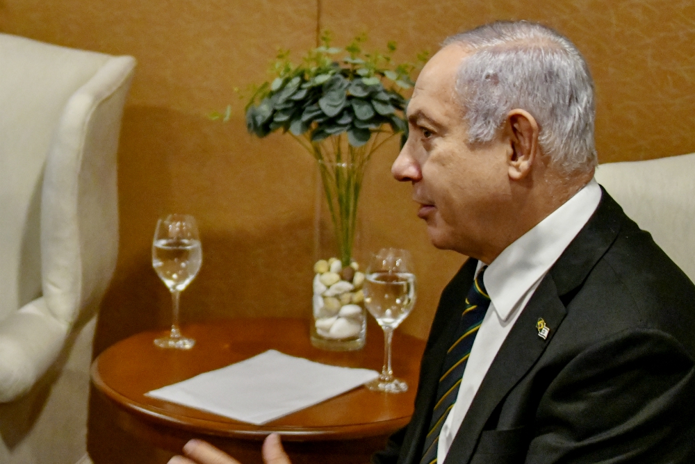 Israeli Prime Minister Benjamin Netanyahu on Jan. 1 (U.S. Department of State /Ron Przysucha)