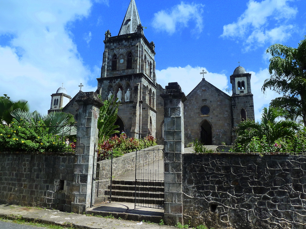 The Our Lady of Fair Haven Cathedral in Roseau, Dominica is pictured in a 2012 photo. The Caribbean island nation has around 72,000 residents, according to the CIA World Factbook, of whom about 61% are Catholic. (Wikimedia Commons/Edgar El)