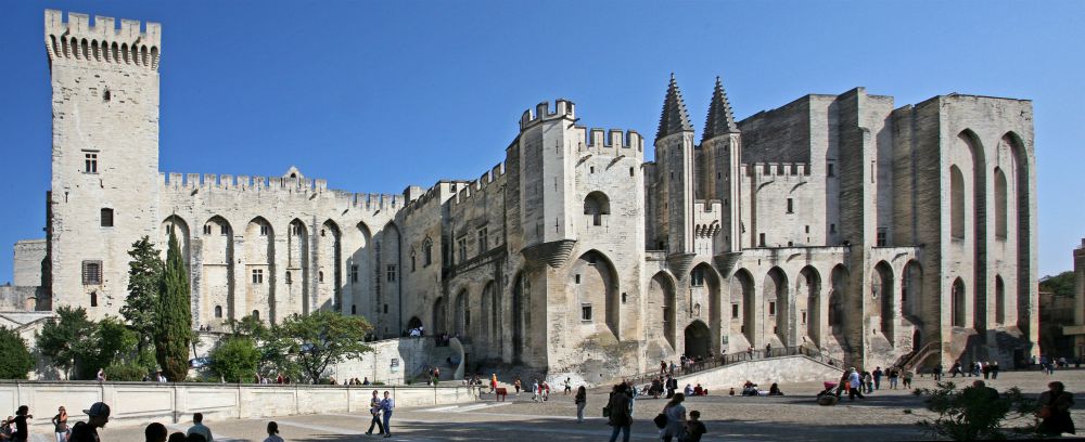 papal palace at Avignon