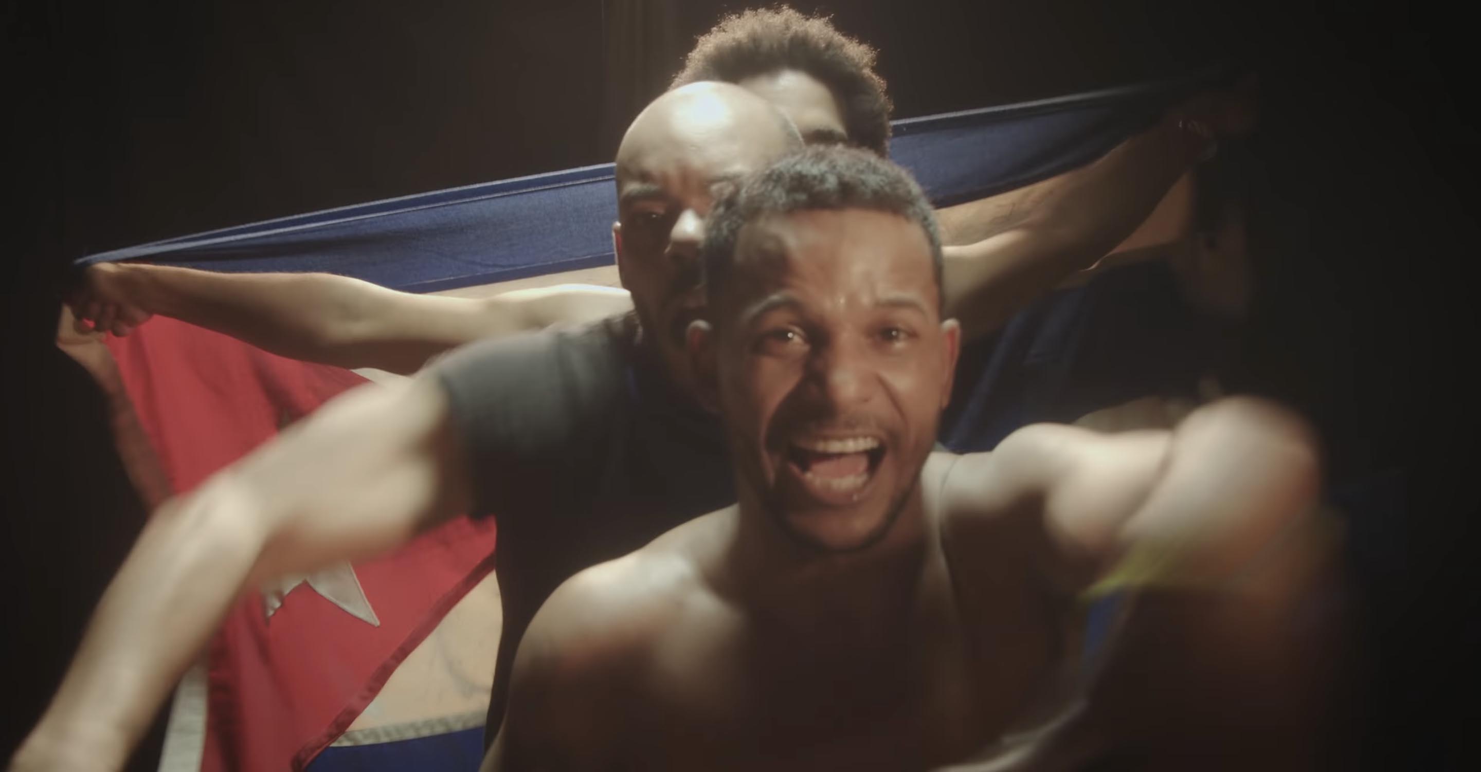A screenshot from the video for "Patria y Vida," a song by several Cuban musicians that has become an anthem against the Cuban regime (NCR screenshot/YouTube/Yotuel)